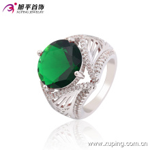 Xuping Dernière Cool Design avec CZ Big Stone Custom Aqeeq bijoux anneaux -13664